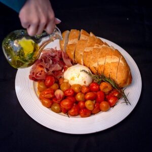 Burrata com Tomate Confit
